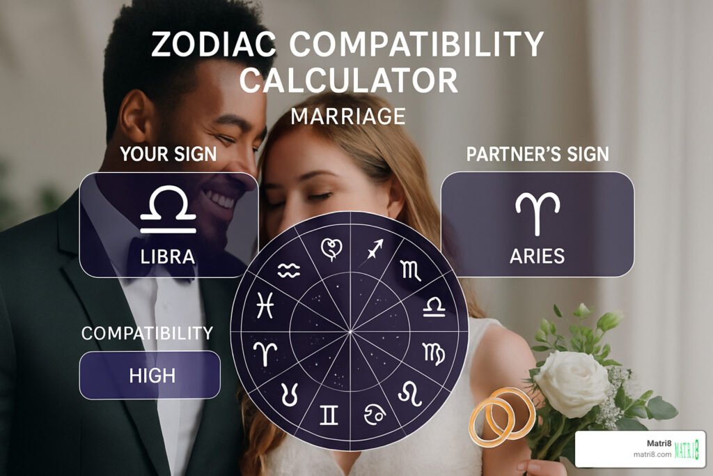 zodiac compatibility calculator for marriage
